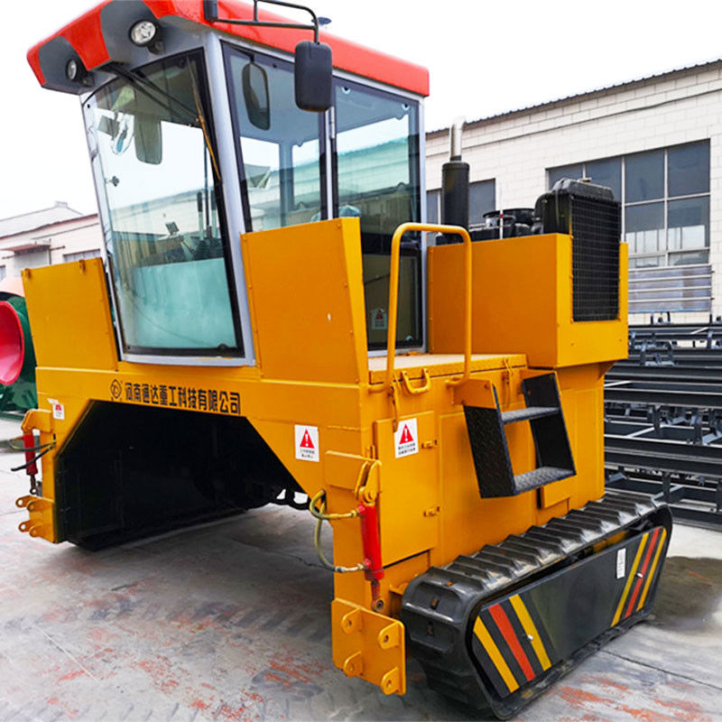 500-700 M3/H Windrow Turner Thiết bị ủ phân lên men Loại bánh xích