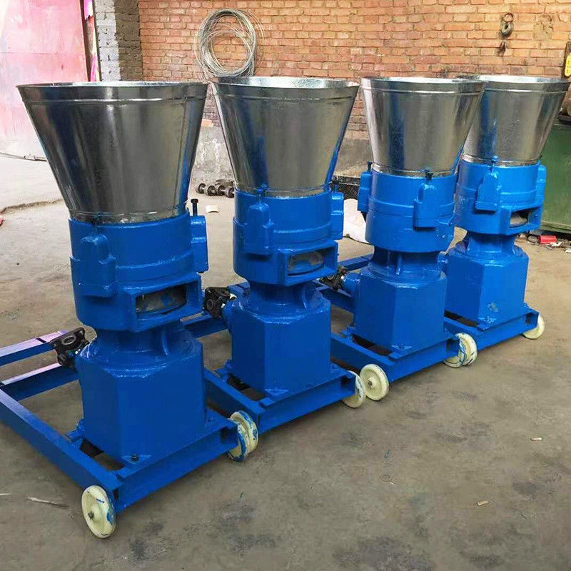 Gia súc Cừu Ngô Rơm Pelletizer 1000kg / H Thức ăn gia súc Nhà máy thức ăn chăn nuôi