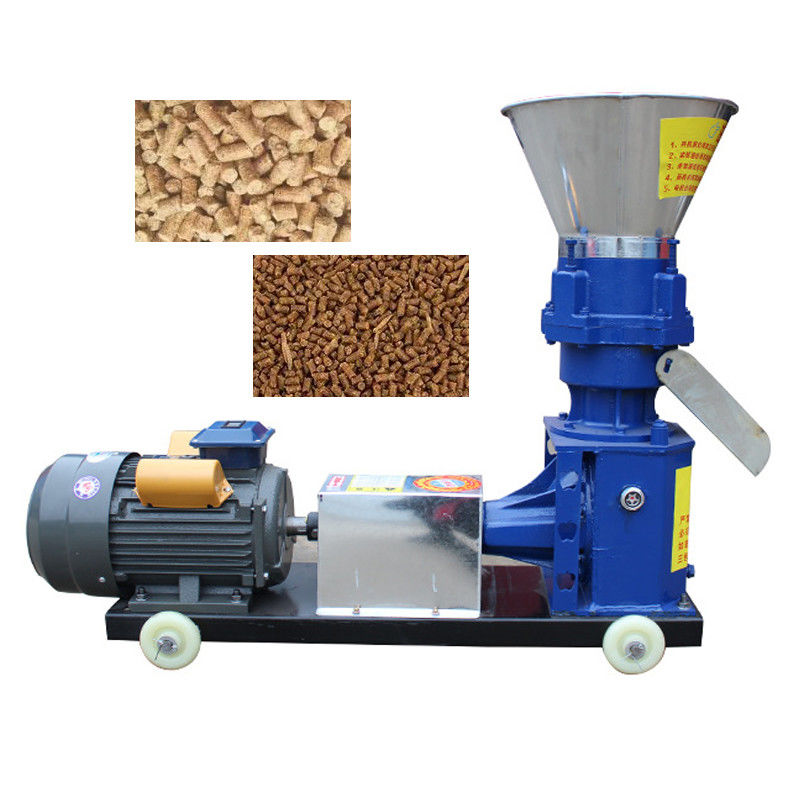 Gia súc Cừu Ngô Rơm Pelletizer 1000kg / H Thức ăn gia súc Nhà máy thức ăn chăn nuôi