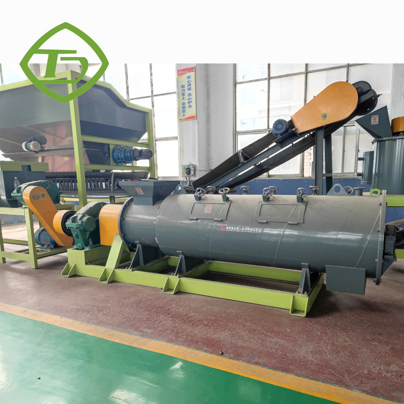2TPH Máy tạo hạt phân bón hữu cơ loại mới Máy khuấy phân bón răng