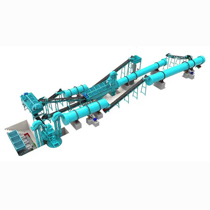Dây chuyền sản xuất phân bón hợp chất Npk Máy tạo hạt năng suất cao 18,5KW