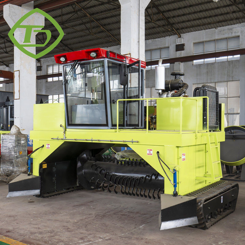 Chất thải hữu cơ loại compost Crawler Turner Full Hydraulic Chicken Manure Compost