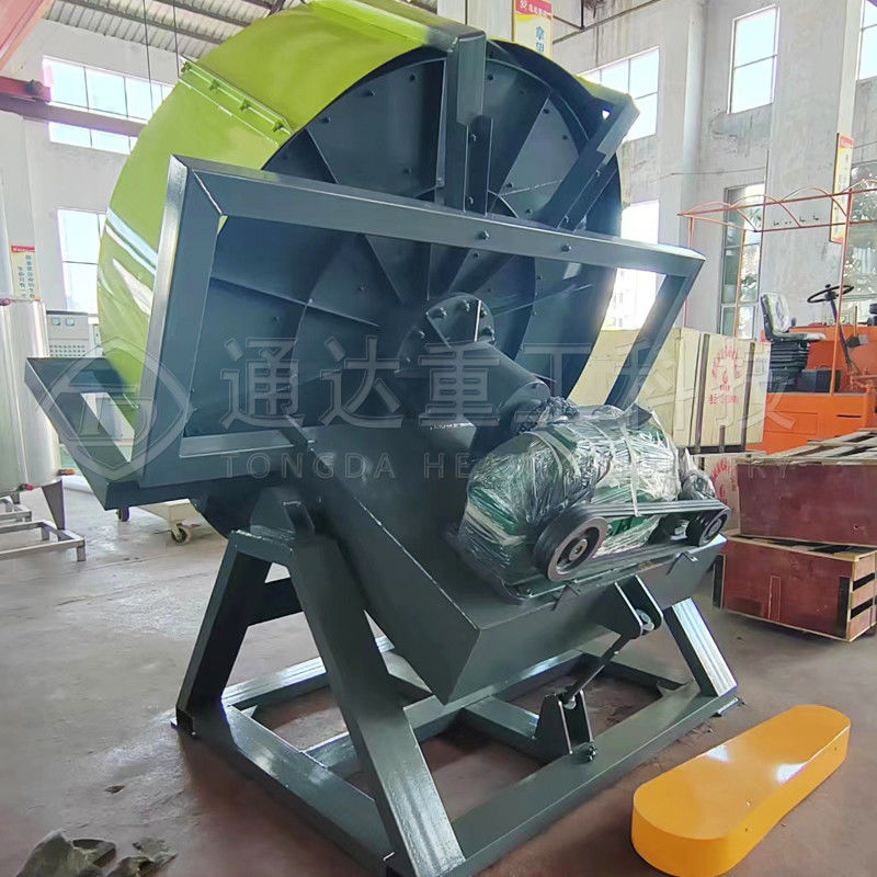0.8-1.2t/h loại ướt Granulation phân bón đĩa Granulator phân bón đĩa Granulator