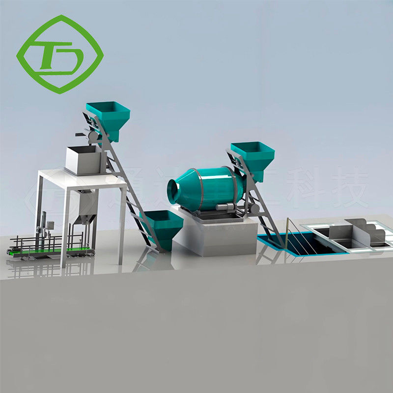 Tăng hiệu quả 10t / h NPK Bulk Blending Compound Fertilizer Line Bb Máy trộn phân bón
