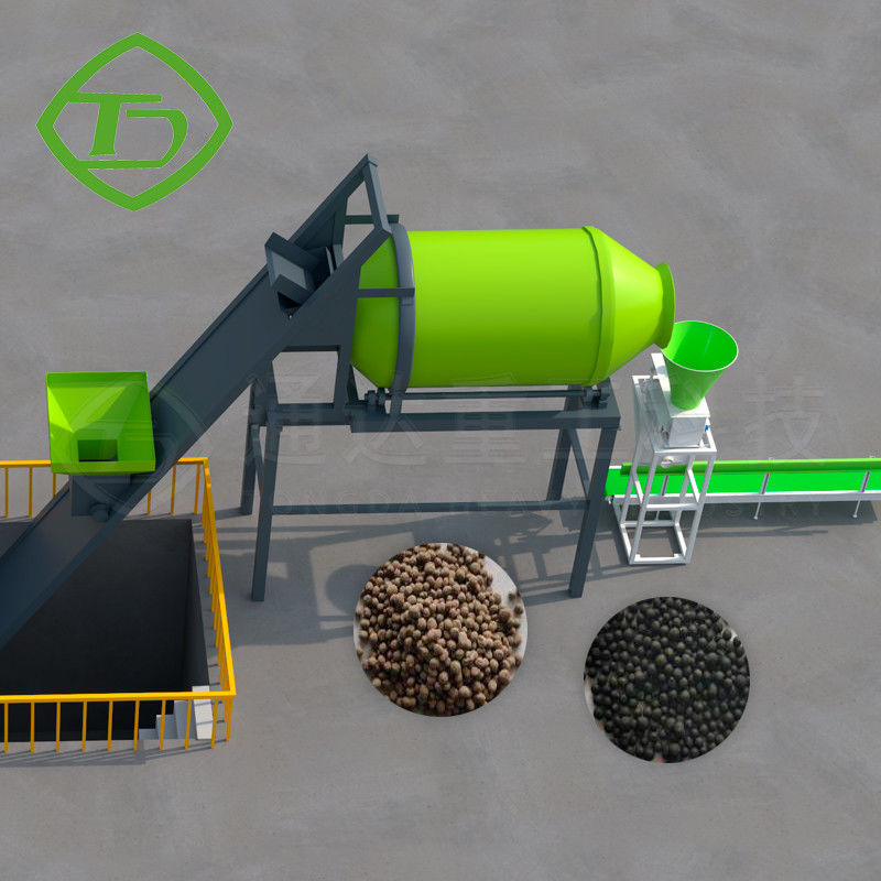 Tăng hiệu quả 10t / h NPK Bulk Blending Compound Fertilizer Line Bb Máy trộn phân bón