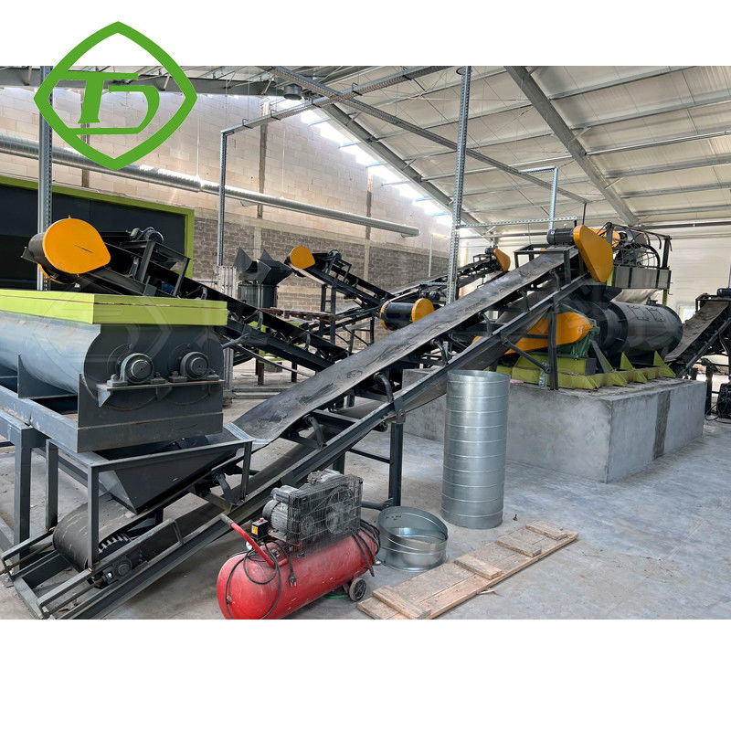 Đơn vị hóa kích thước dây chuyền vận chuyển di động cho thiết bị phân bón hữu cơ