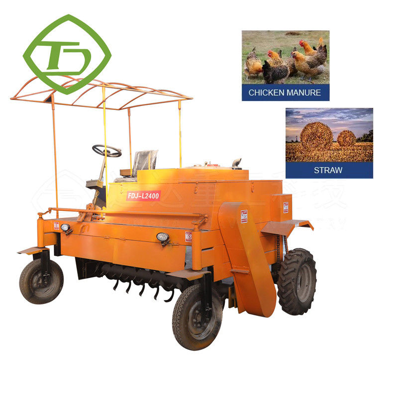Động cơ diesel phân bón Fermentation Turner phân bón hữu cơ phân bón Turner di chuyển phân bón máy Turner