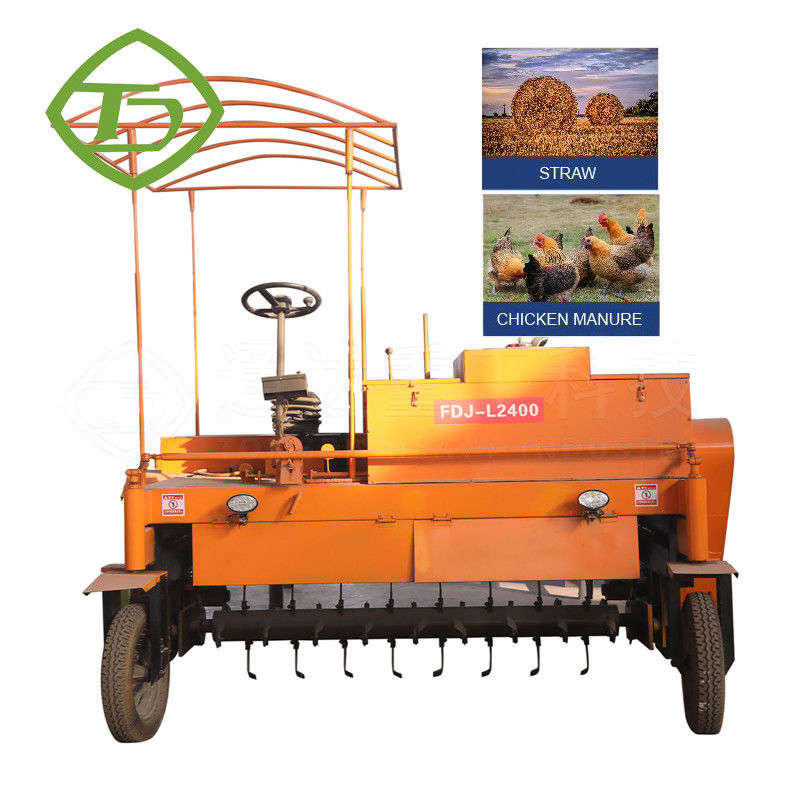 Loại di chuyển phân bón Turner phân bón máy làm phân nấm Máy trộn phân bón